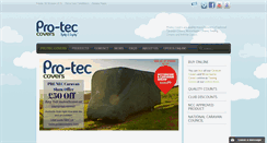 Desktop Screenshot of pro-teccovers.co.uk